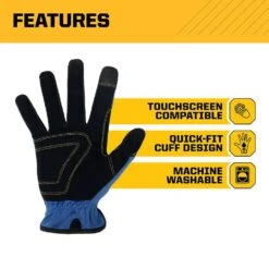 X-Large Utility Work Gloves (3 Pack ) 11 X-Large Utility Work Gloves (3 Pack ) -Work Gloves Shop firm grip work gloves 39103 024 4f 1000