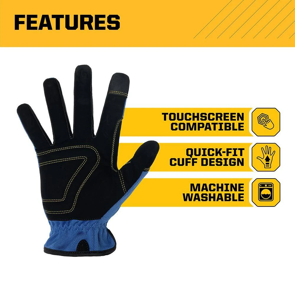 X-Large Utility Work Gloves (3 Pack ) 5 X-Large Utility Work Gloves (3 Pack ) - Image 3