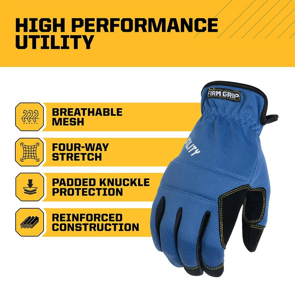 X-Large Utility Work Gloves (3 Pack ) 4 X-Large Utility Work Gloves (3 Pack ) - Image 2