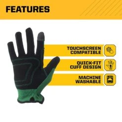 Utility Medium Work Gloves (3-Pack) -Work Gloves Shop firm grip work gloves 43106 024 4f 1000