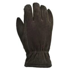 Winter Suede Deerskin Large Black 40 G Thinsulate Gloves