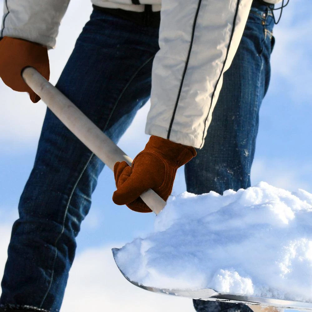 Winter Chestnut Suede Deerskin Large 40 G Thinsulate Gloves 4 Winter Chestnut Suede Deerskin Large 40 G Thinsulate Gloves - Image 2