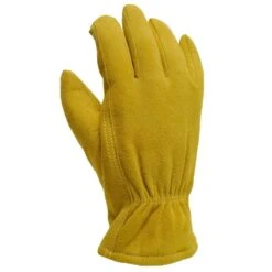 Large Winter Camel Suede Deerskin 40g Thinsulate Cold-Temp Gloves