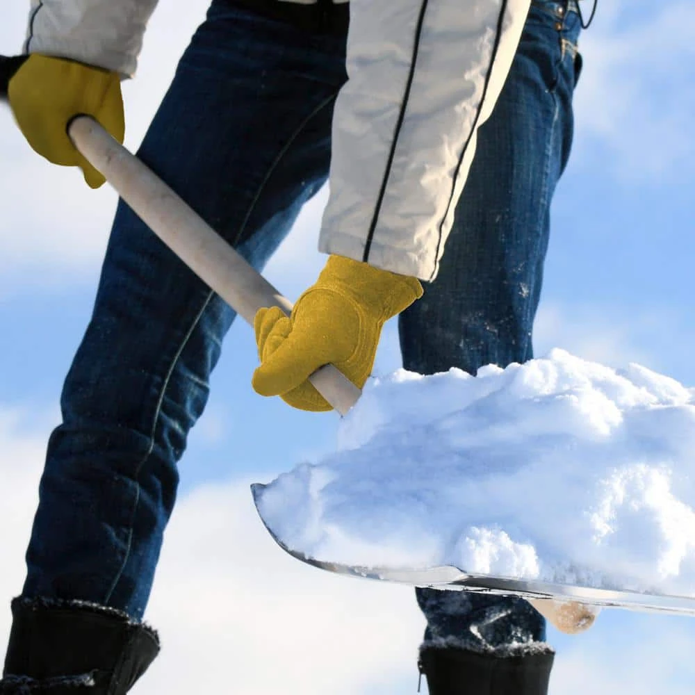 Large Winter Camel Suede Deerskin 40g Thinsulate Cold-Temp Gloves 4 Large Winter Camel Suede Deerskin 40g Thinsulate Cold-Temp Gloves - Image 2