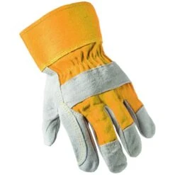Winter Suede Leather Palm X-Large Yellow 100g Thinsulate Gloves