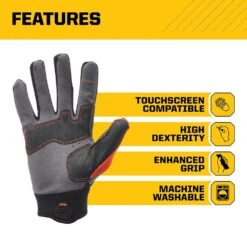 Large PRO-Fit Flex Impact Gloves -Work Gloves Shop firm grip work gloves 55322 06 4f 1000