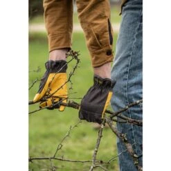 Large Duck Canvas Hybrid Leather Work Gloves -Work Gloves Shop firm grip work gloves 56327 010 31 1000