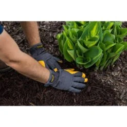 Large Duck Canvas Hybrid Leather Work Gloves -Work Gloves Shop firm grip work gloves 56327 010 44 1000