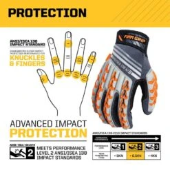 Large Max Impact Work Gloves -Work Gloves Shop firm grip work gloves 63852 06 a0 1000