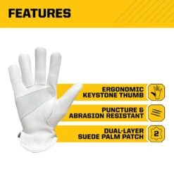 X-Large Cowhide Leather Work Gloves -Work Gloves Shop firm grip work gloves 63858 06 4f 1000