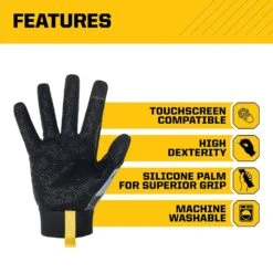 Medium Pro Builder Work Gloves -Work Gloves Shop firm grip work gloves 63866 06 4f 1000