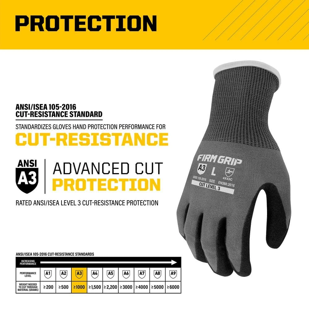 Medium Precision Grip A3 Cut Resistant Outdoor And Work Gloves 6 Medium Precision Grip A3 Cut Resistant Outdoor And Work Gloves - Image 4