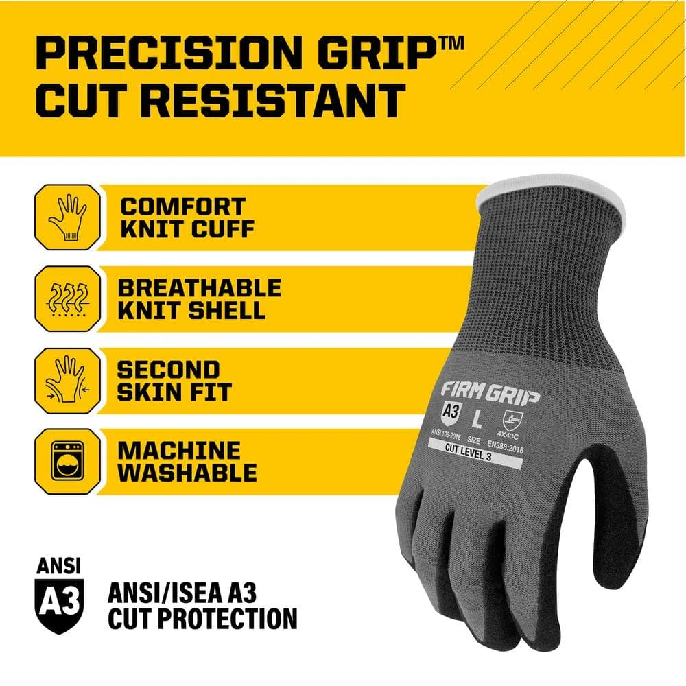 Medium Precision Grip A3 Cut Resistant Outdoor And Work Gloves 4 Medium Precision Grip A3 Cut Resistant Outdoor And Work Gloves - Image 2