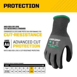 Small Precision Grip ANSI A6 Cut Resistant Work Gloves -Work Gloves Shop firm grip work gloves 63945 212b 1f 1000
