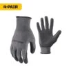 Large Polyurethane Grip Work Gloves (4-Pack) -Work Gloves Shop firm grip work gloves 65212 042 64 1000