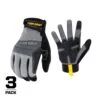 Medium General Purpose Work Gloves (3-Pack) -Work Gloves Shop firm grip work gloves 68311 14 64 1000