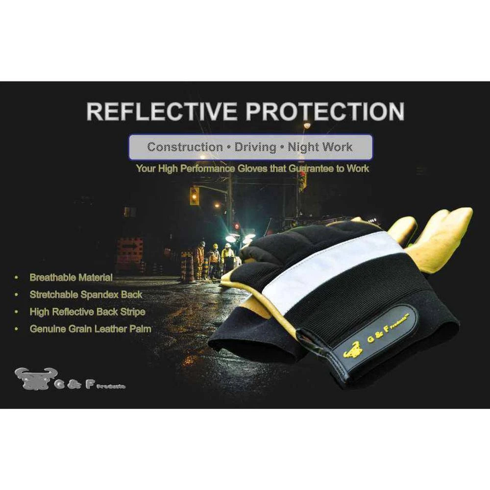 DarkOWL Large High Visibility Reflective Performance Gloves 5 DarkOWL Large High Visibility Reflective Performance Gloves - Image 3