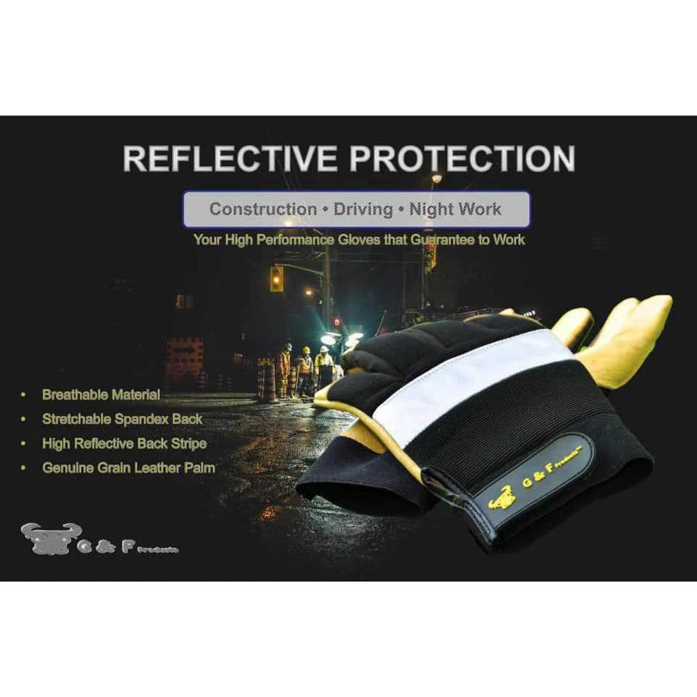 DarkOWL X-Large High Visibility Reflective Performance Gloves 5 DarkOWL X-Large High Visibility Reflective Performance Gloves - Image 3