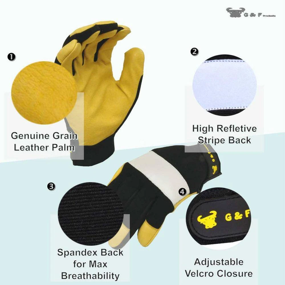 DarkOWL X-Large High Visibility Reflective Performance Gloves 11 DarkOWL X-Large High Visibility Reflective Performance Gloves - Image 9