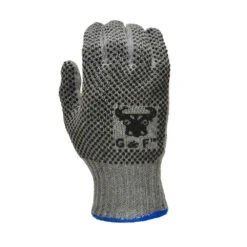 X-Large 100% Natural Cotton PVC Dots Gloves (12-Pair Pack) -Work Gloves Shop g f products work gloves 14431xl dz 4f 1000