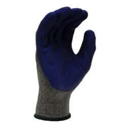 Rubber Coated Blue Large Gloves (12-Pair) -Work Gloves Shop g f products work gloves 1511l dz c3 1000