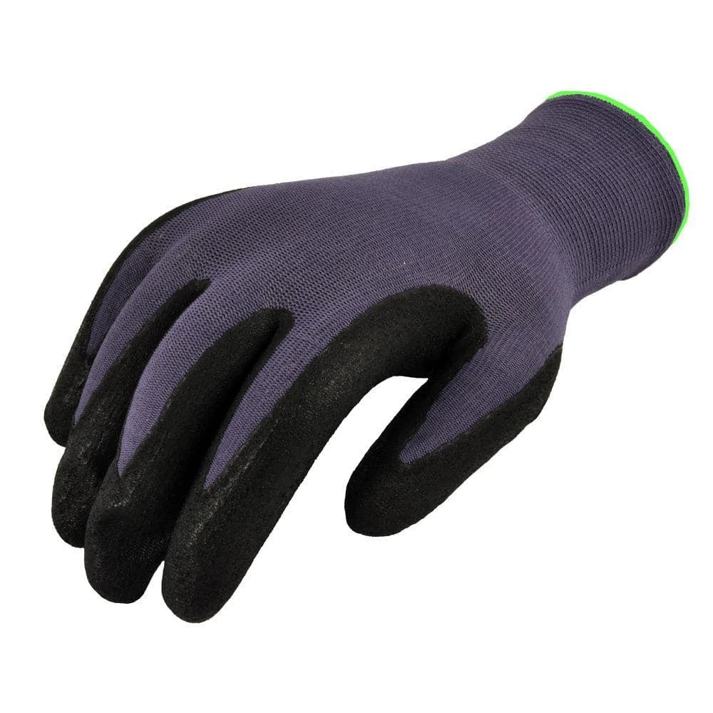 Seamless Knit Nylon Nitrile Medium Black Form Coated Work Gloves (6-Pair) 7 Seamless Knit Nylon Nitrile Medium Black Form Coated Work Gloves (6-Pair) - Image 5