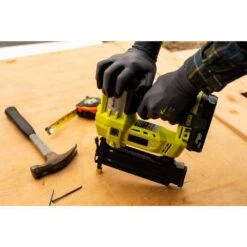 Large Black Seamless Nylon Knit Nitrile Coated Work Gloves, Garden Gloves (12-Pair Pack) -Work Gloves Shop g f products work gloves 1519l 12 1d 1000