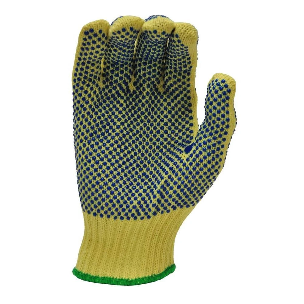 Cut Resistant 100% Kevlar Medium Gloves With PVC Dots On Both Sides 1-Pair 8 Cut Resistant 100% Kevlar Medium Gloves With PVC Dots On Both Sides 1-Pair - Image 6
