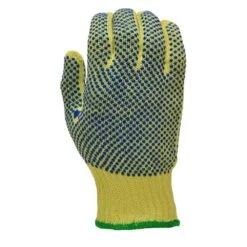 Cut Resistant 100% Kevlar Medium Gloves With PVC Dots On Both Sides 1-Pair 16 Cut Resistant 100% Kevlar Medium Gloves With PVC Dots On Both Sides 1-Pair -Work Gloves Shop g f products work gloves 1670m 4f 1000