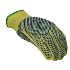 Cut Resistant 100% Kevlar Medium Gloves With PVC Dots On Both Sides 1-Pair 15 Cut Resistant 100% Kevlar Medium Gloves With PVC Dots On Both Sides 1-Pair -Work Gloves Shop g f products work gloves 1670m c3 1000