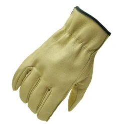 Grain Pigskin Leather Medium Work Gloves (3-Pair) 9 Grain Pigskin Leather Medium Work Gloves (3-Pair) -Work Gloves Shop g f products work gloves 2002m 3 4f 1000