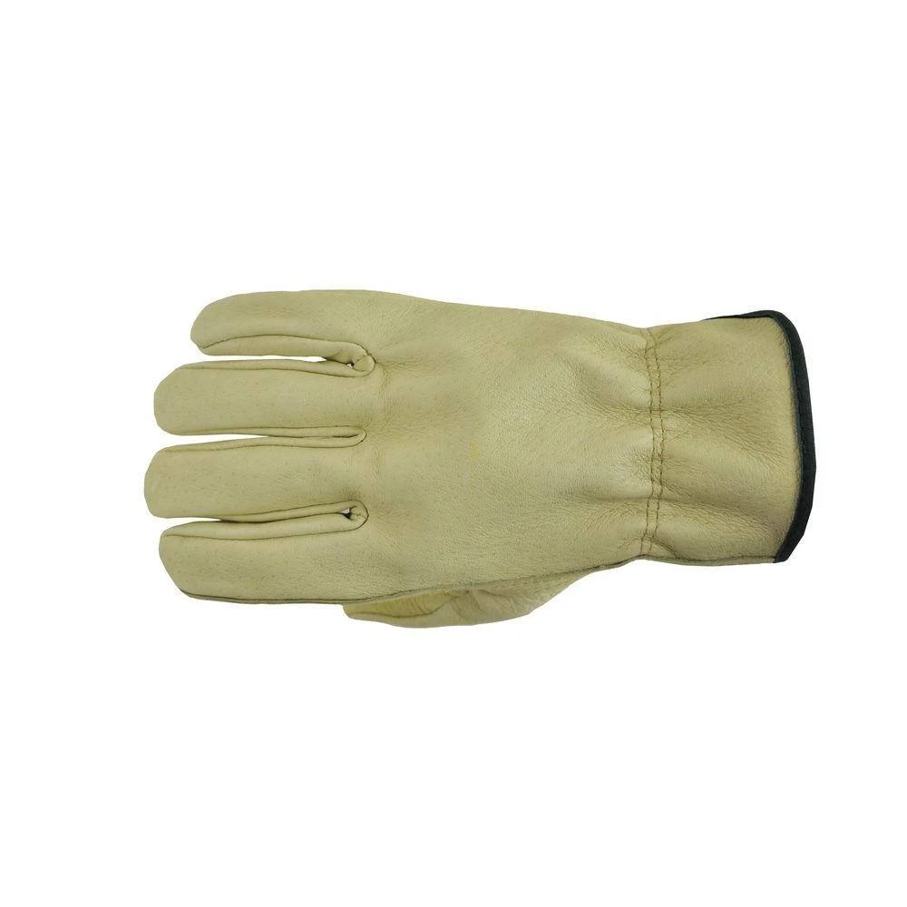 Grain Pigskin Leather Medium Work Gloves (3-Pair) 4 Grain Pigskin Leather Medium Work Gloves (3-Pair) - Image 2