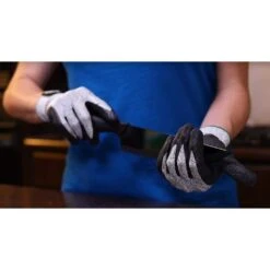 CutShield X-Large Grey Nitirle Coated Grip Cut Slash Puncture Resistant Gloves -Work Gloves Shop g f products work gloves 22600xl 76 1000