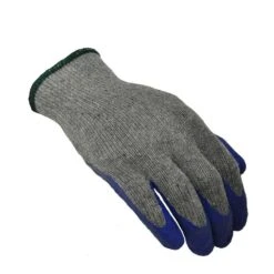 Heavy Duty Medium String Knit Cotton Gloves With Latex Double Dipped Coating (12-Pair) -Work Gloves Shop g f products work gloves 3100m 1f 1000