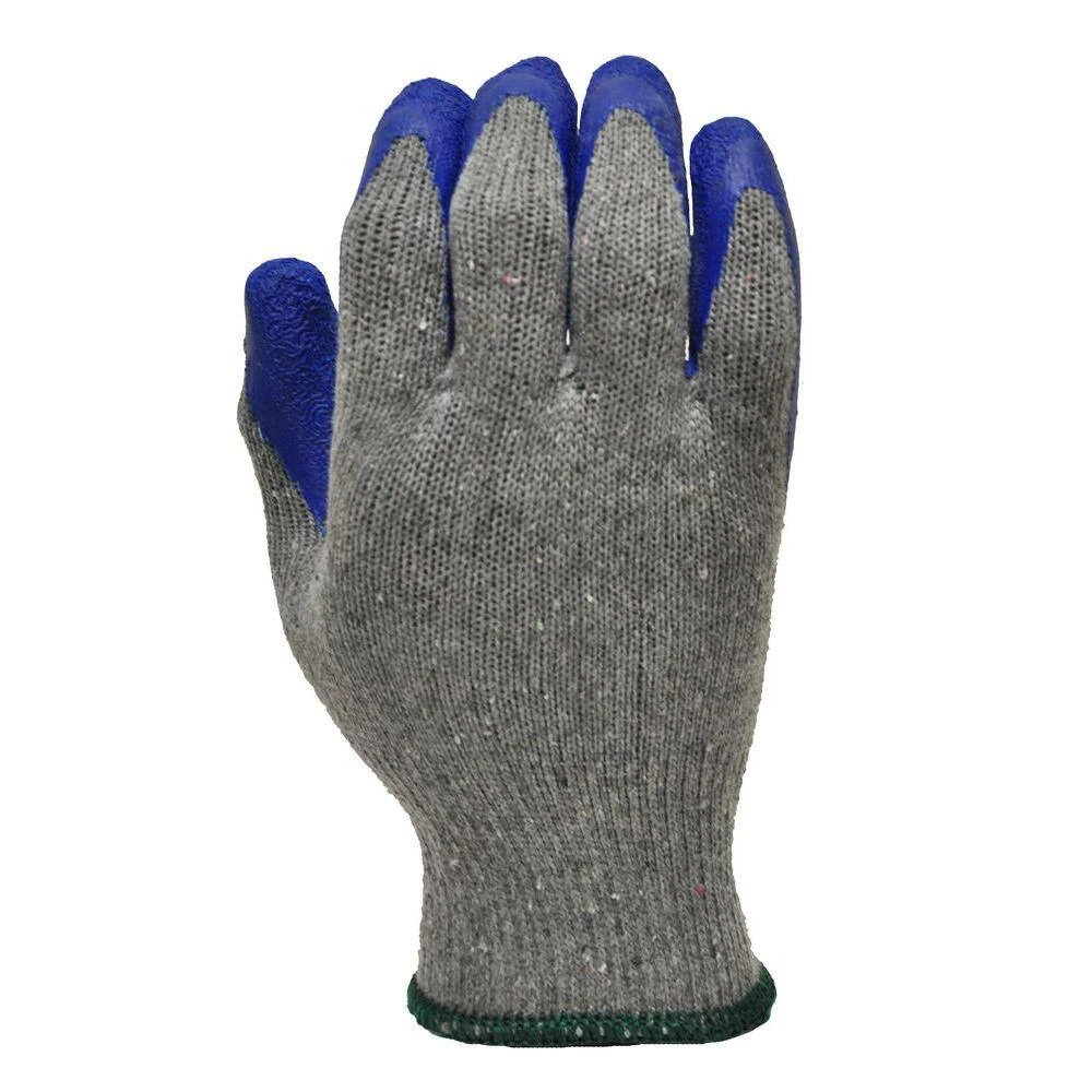 Small Size Blue Textured Latex Coated Knit Gloves 11 Small Size Blue Textured Latex Coated Knit Gloves - Image 9
