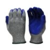 Small Size Blue Textured Latex Coated Knit Gloves (12-Pairs) -Work Gloves Shop g f products work gloves 3100s 64 1000