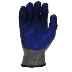 X-Large Size Blue Textured Latex Coated Knit Gloves (12-Pairs) -Work Gloves Shop g f products work gloves 3100xl 76 1000