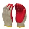 String Knit Palm Latex Dipped Red Large Gloves (10-Pair) -Work Gloves Shop g f products work gloves 3106 10 64 1000