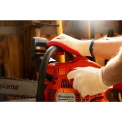 String Knit Palm Latex Dipped Red Large Gloves (10-Pair) -Work Gloves Shop g f products work gloves 3106 10 66 1000