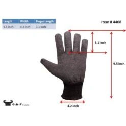Xlarge Brown Jersey Gloves (12-Pairs) -Work Gloves Shop g f products work gloves 4408xl dz 44 1000