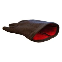 Brown Jersey Gloves With Red Fleece Lined Large Winter Gloves - Dozen -Work Gloves Shop g f products work gloves 4414l dz 1d 1000