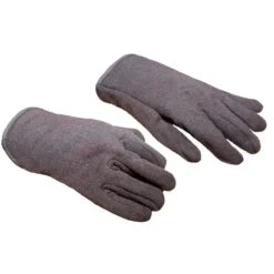 Brown Jersey Gloves With Red Fleece Lined Large Winter Gloves - Dozen -Work Gloves Shop g f products work gloves 4414l dz 66 1000