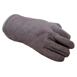 Brown Jersey Gloves With Red Fleece Lined Large Winter Gloves - Dozen -Work Gloves Shop g f products work gloves 4414l dz 76 1000