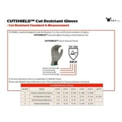 CutShield X-Large Grey Classic Cut And Slash Resistant Gloves -Work Gloves Shop g f products work gloves 57100xl fa 1000