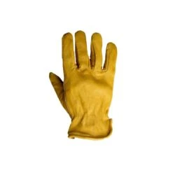 Premium Genuine Cowhide Large Leather Gloves With Reinforced Patch Palm (3-Pair) -Work Gloves Shop g f products work gloves 6203l 3 1f 1000