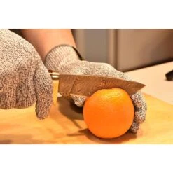 Cut Resistant Gloves With Heat Resistant Silicone Coated Palm, Cut Level 5, Food Grade, M -Work Gloves Shop g f products work gloves 77100m 1d 1000
