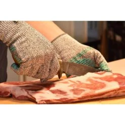 Cut Resistant Gloves With Heat Resistant Silicone Coated Palm, Cut Level 5, Food Grade, XL -Work Gloves Shop g f products work gloves 77100xl d4 1000