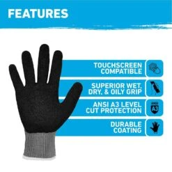 Medium Precision Grip A3 Cut Resistant Work Gloves -Work Gloves Shop gorilla grip work gloves 22866 06 4f 1000