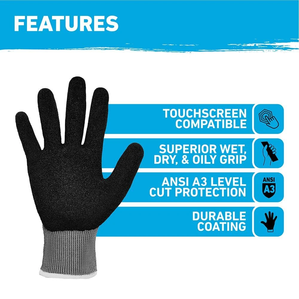 Large Precision Grip A3 Cut Resistant Work Gloves 5 Large Precision Grip A3 Cut Resistant Work Gloves - Image 3