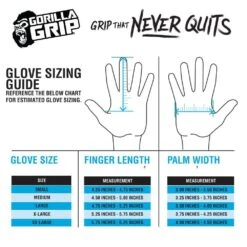RhinoFlex Impact Large Gloves -Work Gloves Shop gorilla grip work gloves 25167 06 44 1000